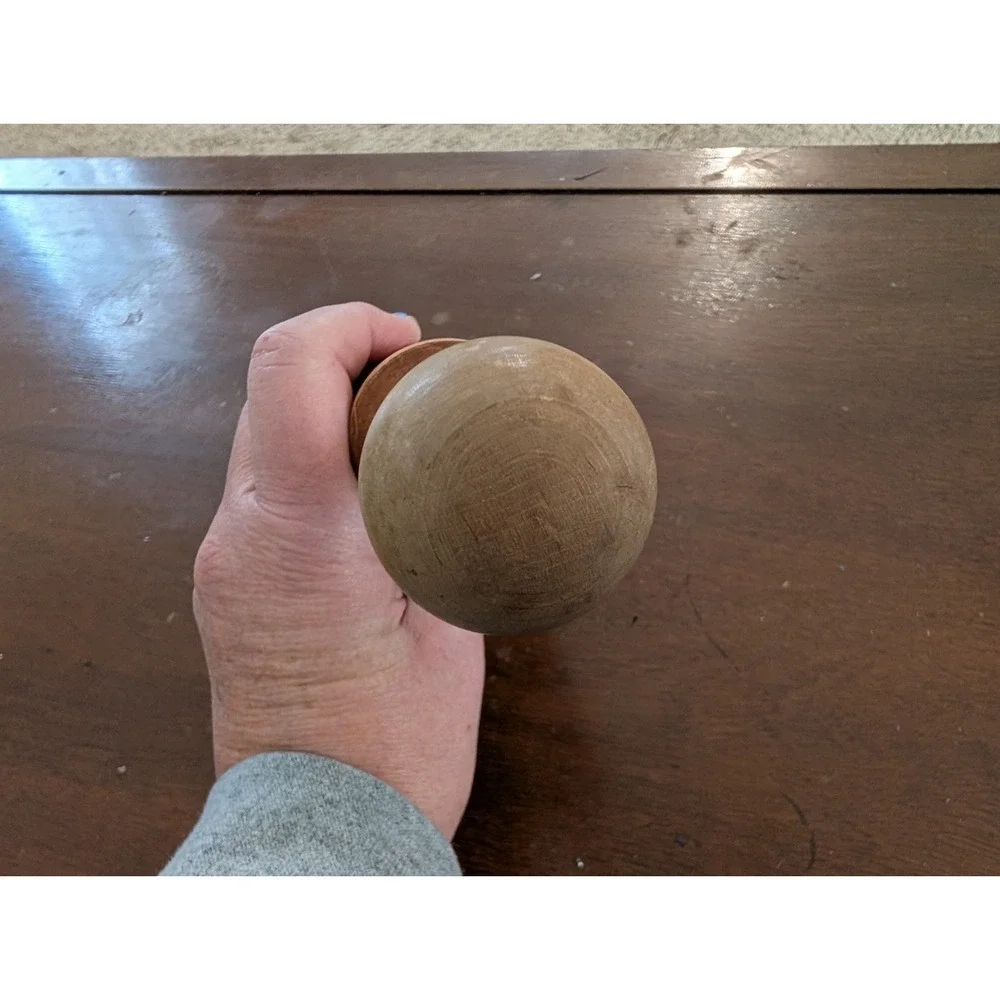 Vintage Wooden Pestel 11 Inches Long, 2 Inches Wide, Farmhouse, Cottagecore